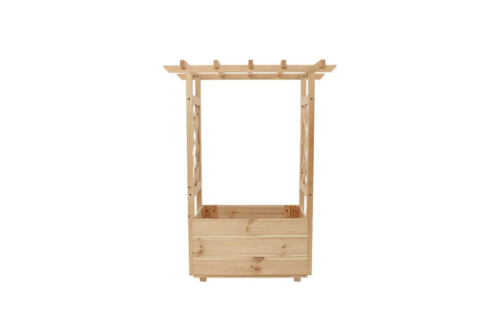 Pflanzkasten aus Kiefernholz, ca. 78 x 40 x 104 cm - Natur