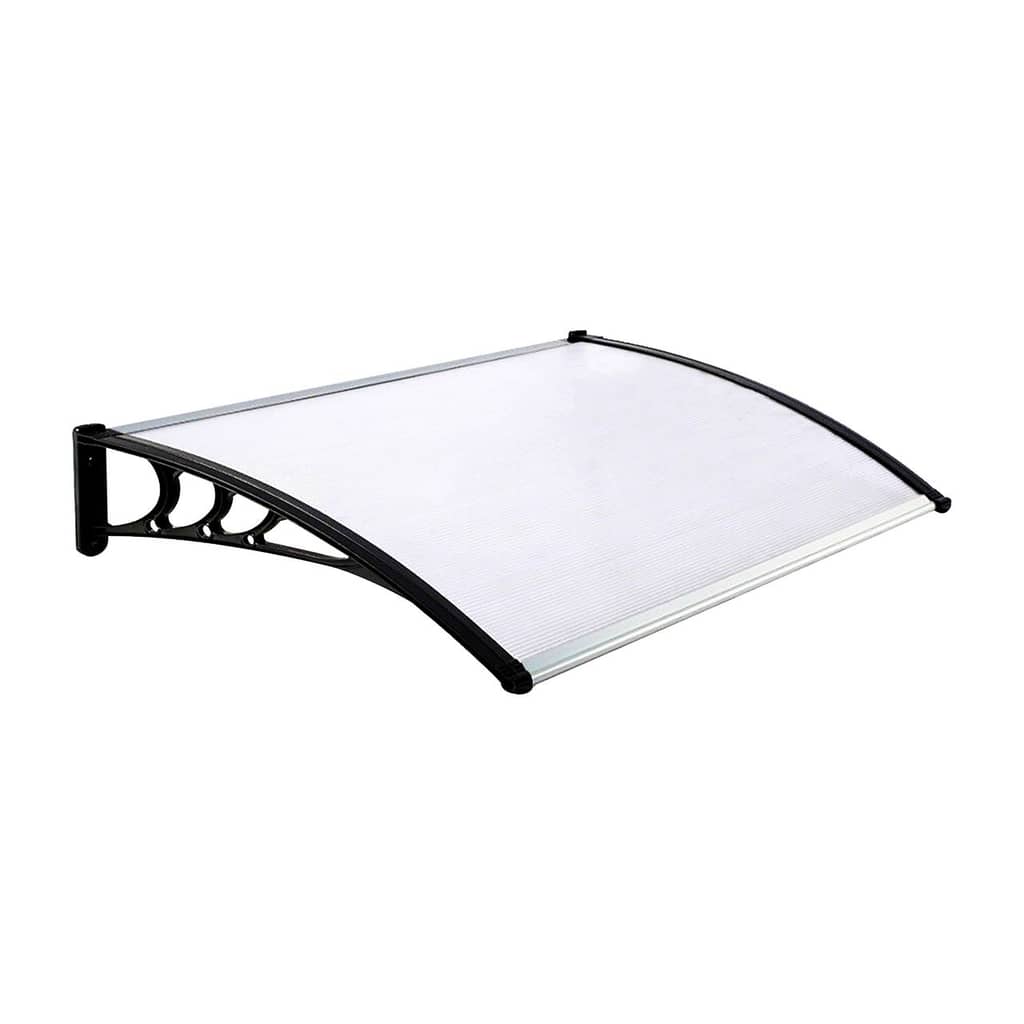 Türvordach schwarz 200 x 100 cm montieren: Schritt-für-Schritt-Anleitung für Heimwerker